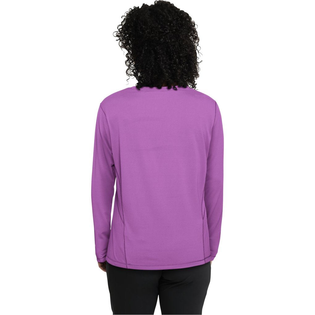 Jack Wolfskin Prelight Suncool Long Sleeve T-Shirt Women - foxglove