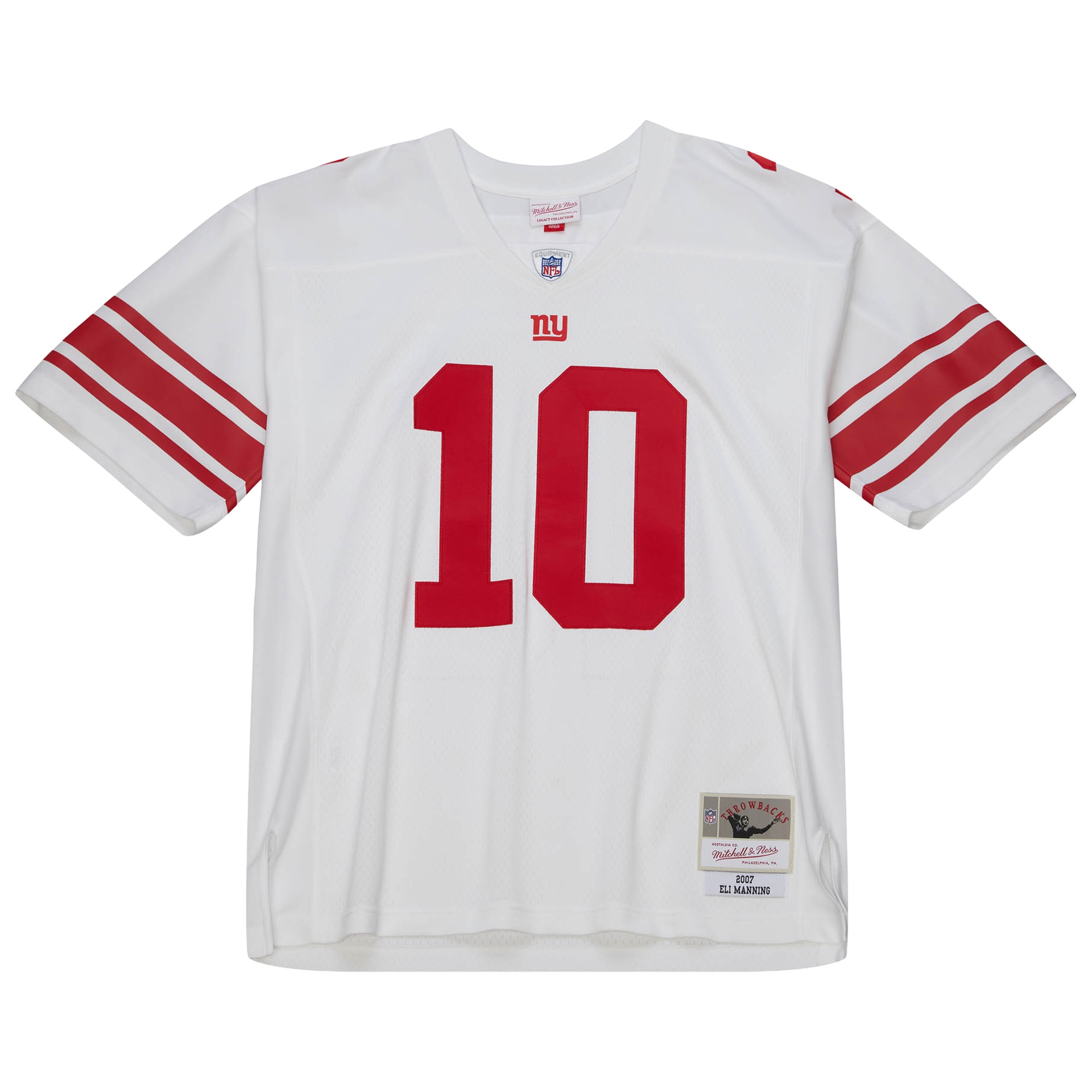 Eli Manning #10 New York Giants 2007 Legacy Throwback NFL Jersey White