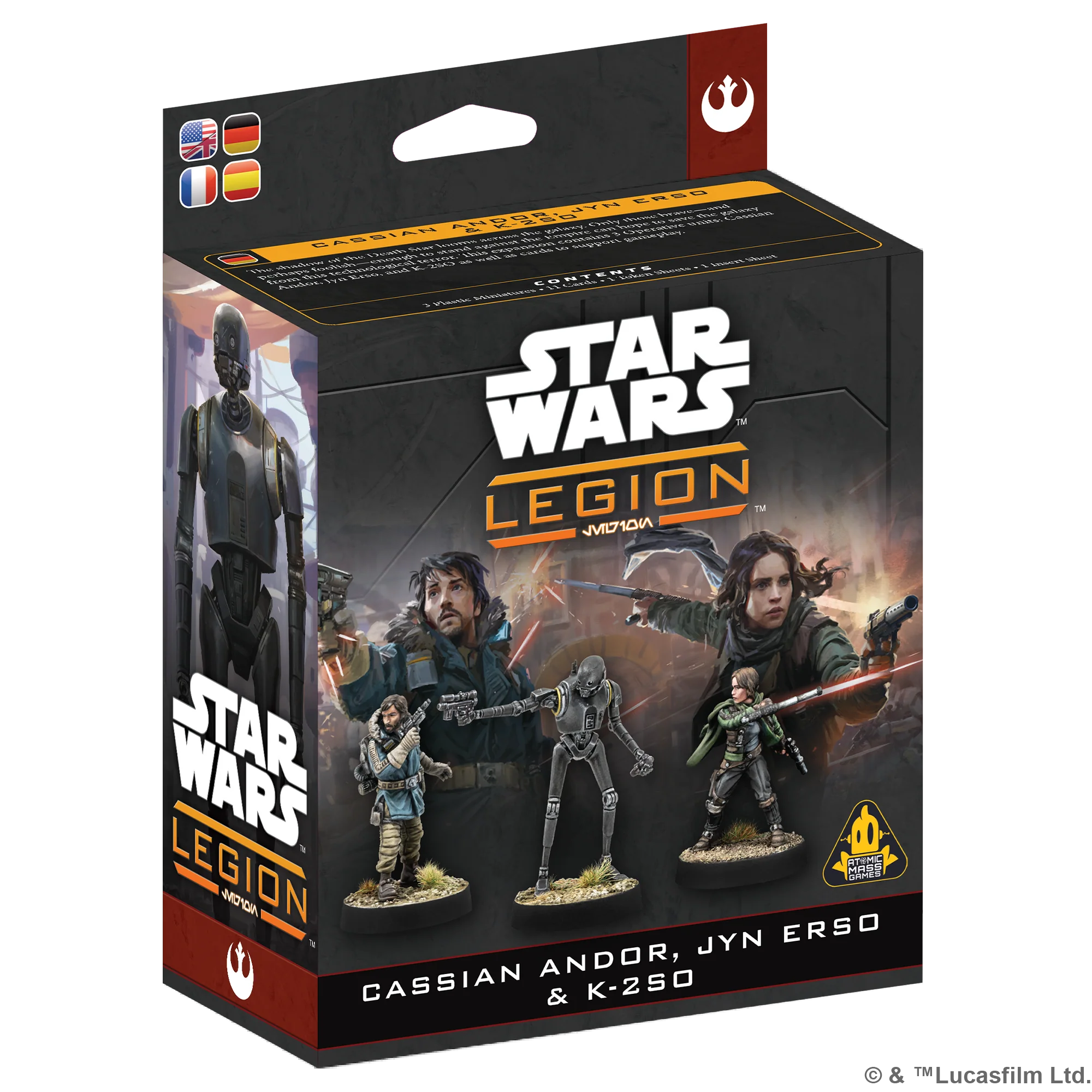 Star Wars: Legion – Cassian Andor, Jyn Erso & K-2SO