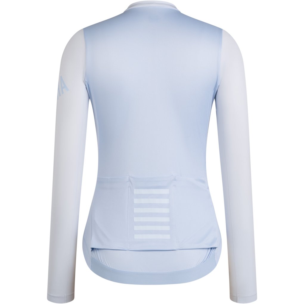 Rapha Pro Team Lightweight Long Sleeve Jersey Women - arctic ice/kentucky blue
