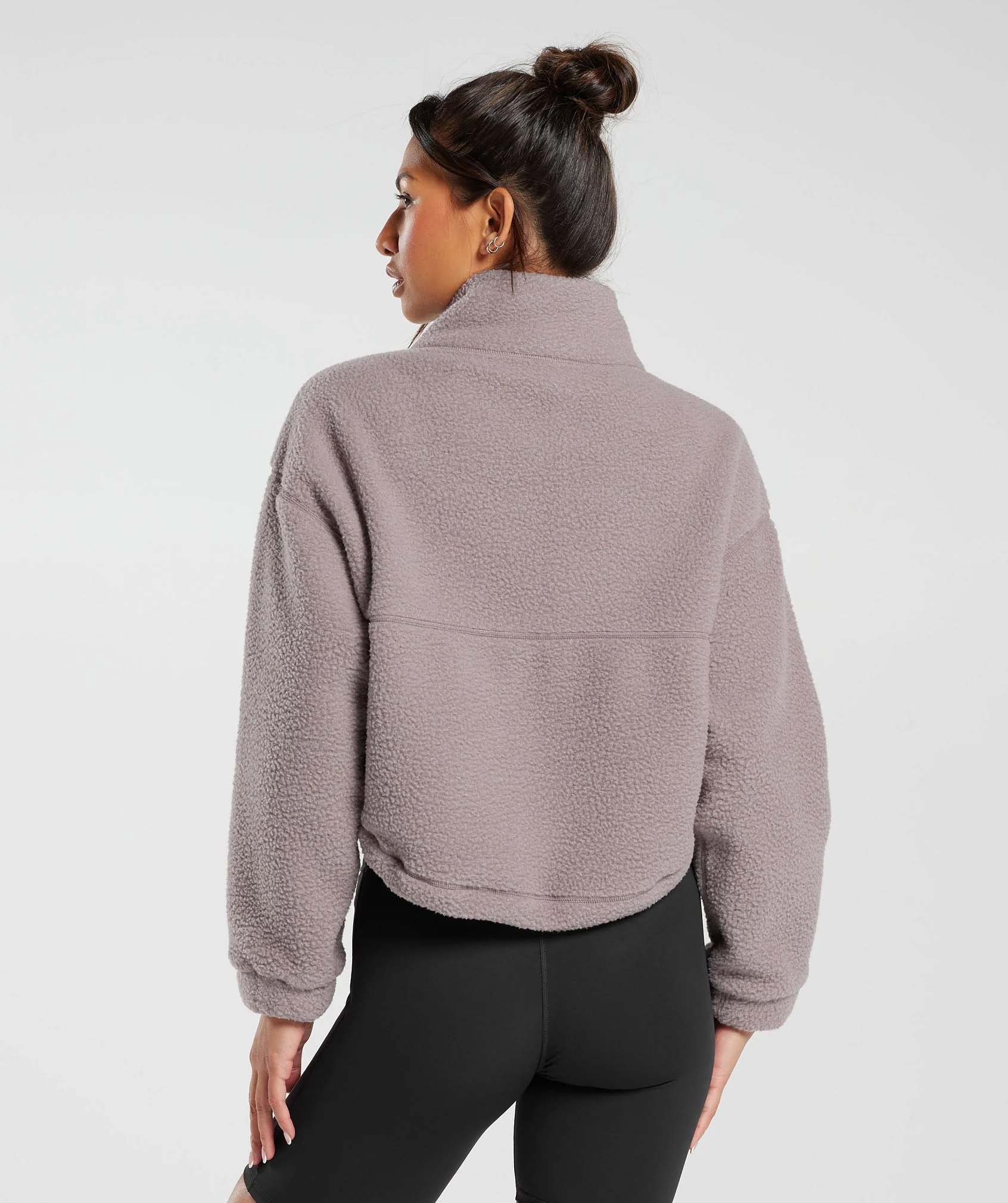 Elevate Fleece Midi Jacket Washed Mauve