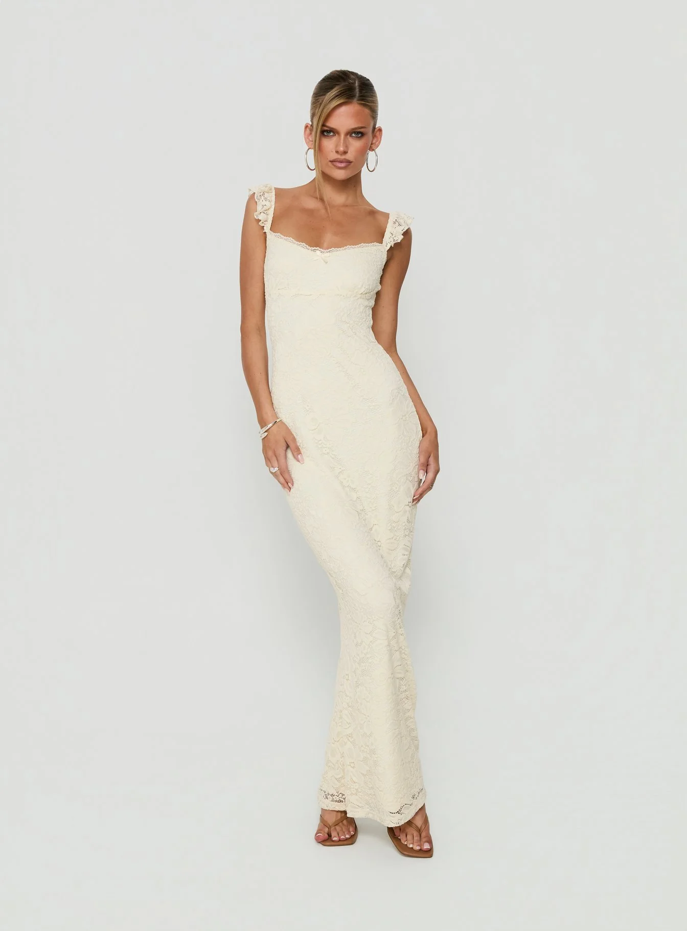 Beacall Maxi Dress Lemon