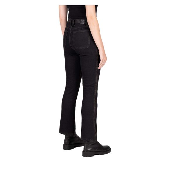 Knox Cartmel Kick Flare Women'S Motorcycle Jeans - Straight / Regular - BlackRef: KNX0147
