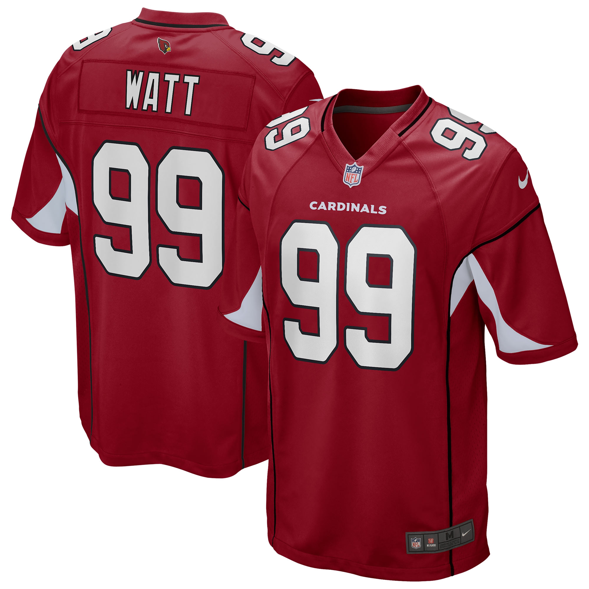 J.J. Watt #99 Arizona Cardinals Nike Game NFL Football Jersey Red