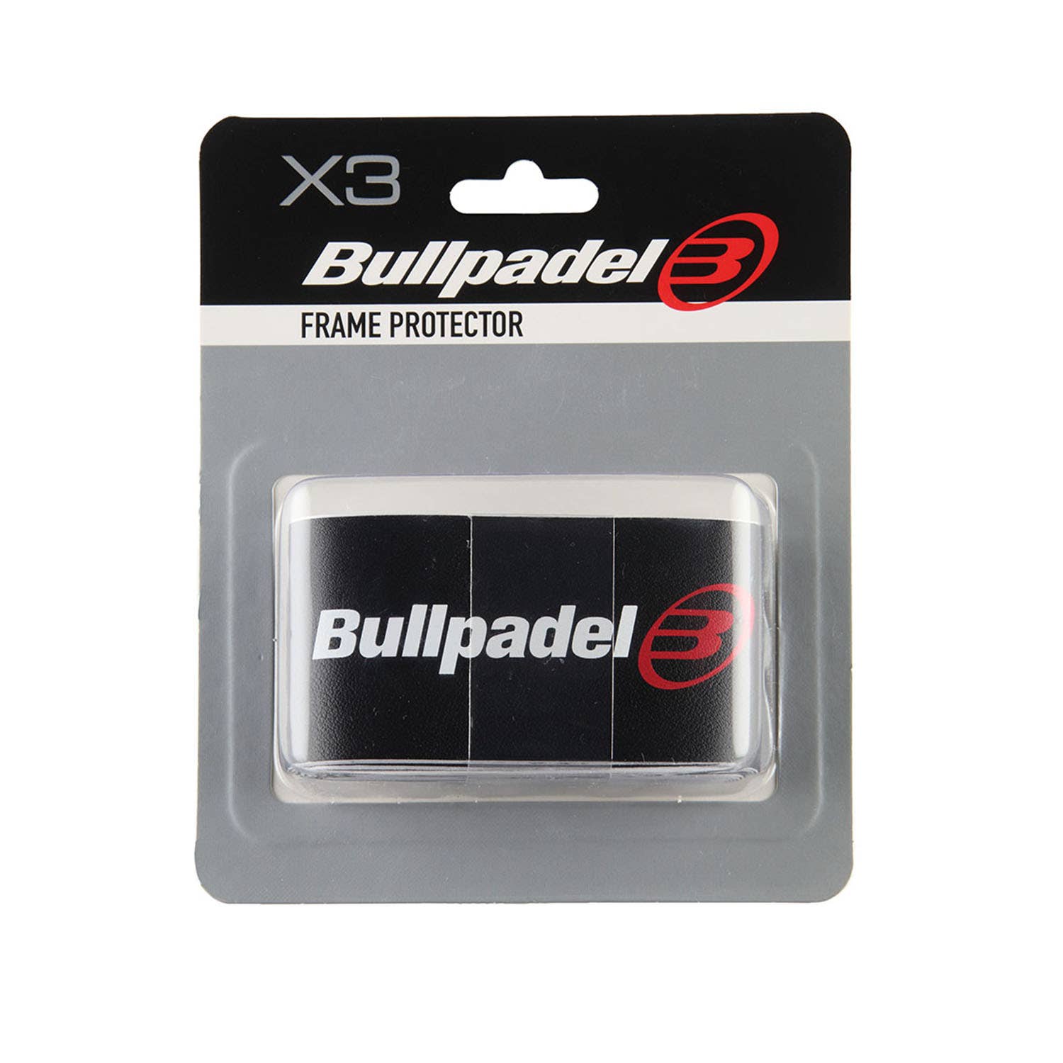 BLACK BULLPADEL FRAME PROTECTOR, 3 UNITS