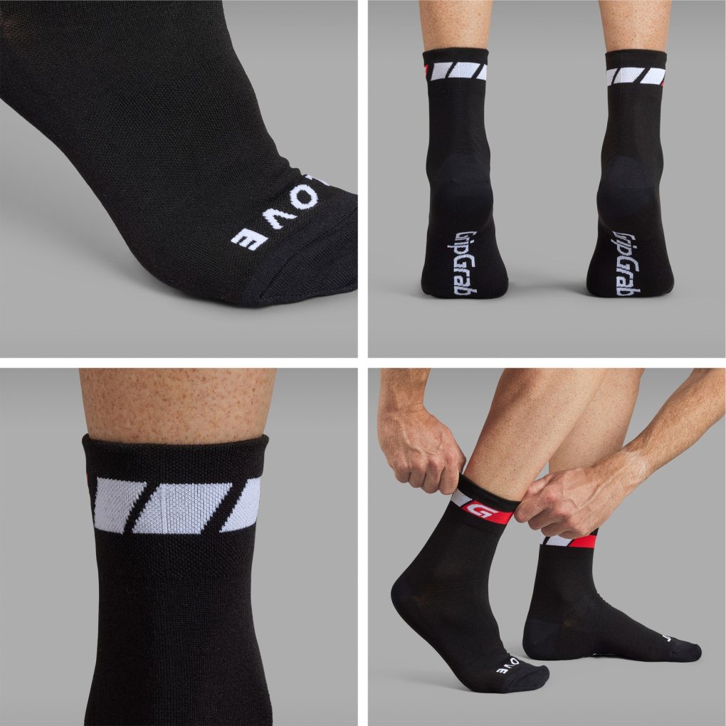 GripGrab Classic Regular Cut Socks - Black