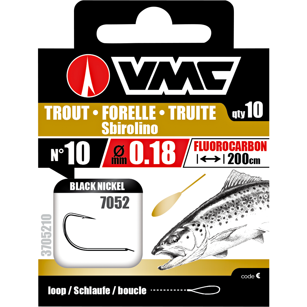 VMC Trout hook Sbirolino
