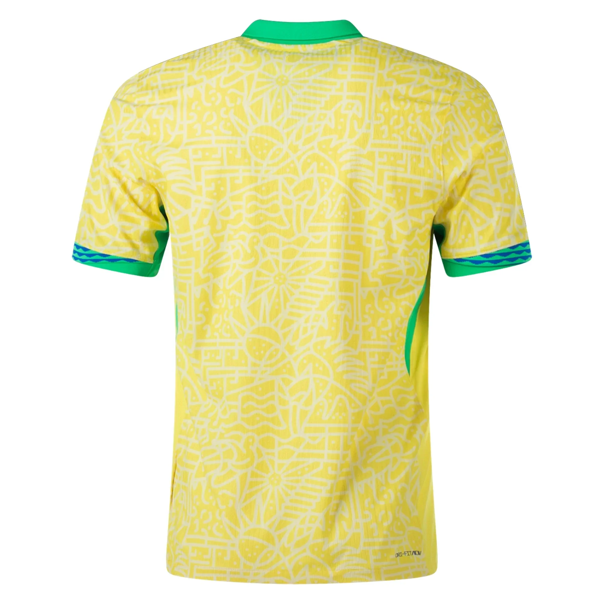 Mens Brazil Home Jersey 24/25 (Dynamic Yellow/Lemon Chiffon/Green Spark)