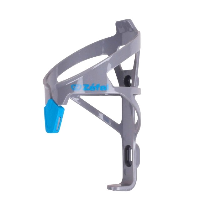 Zéfal Pulse A2 Bottle Cage - grau/cyan