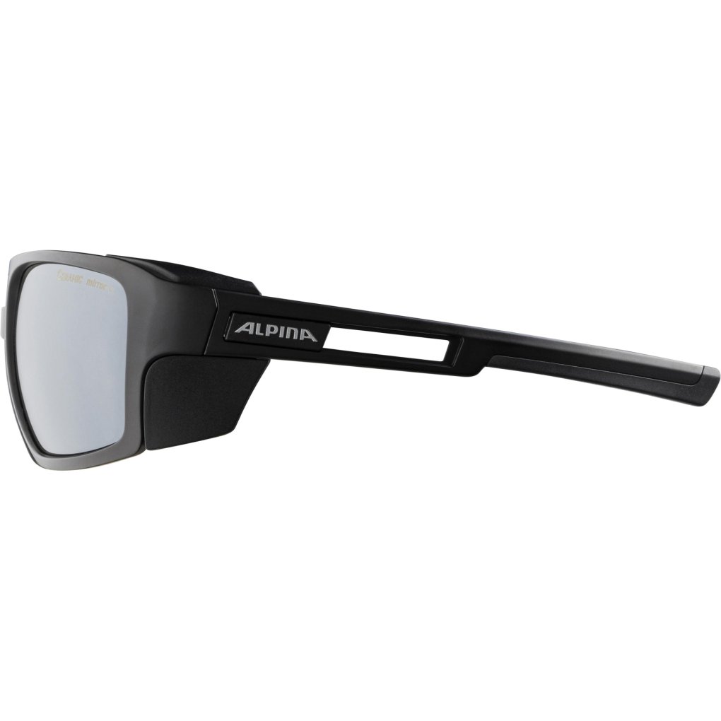 Alpina Skywalsh CM+ Glasses - black matt / black mirror