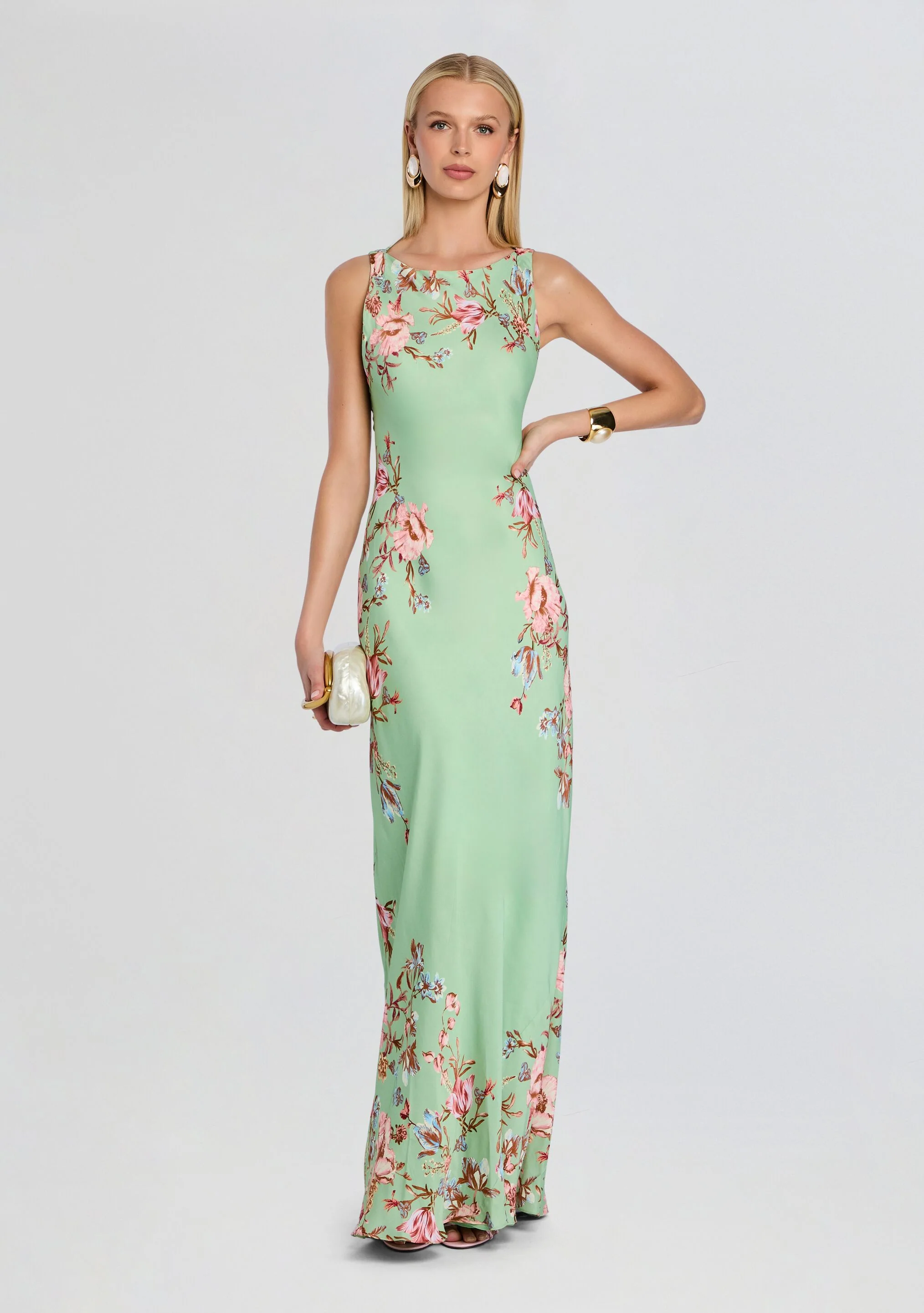 Ezra Bias Maxi Dress