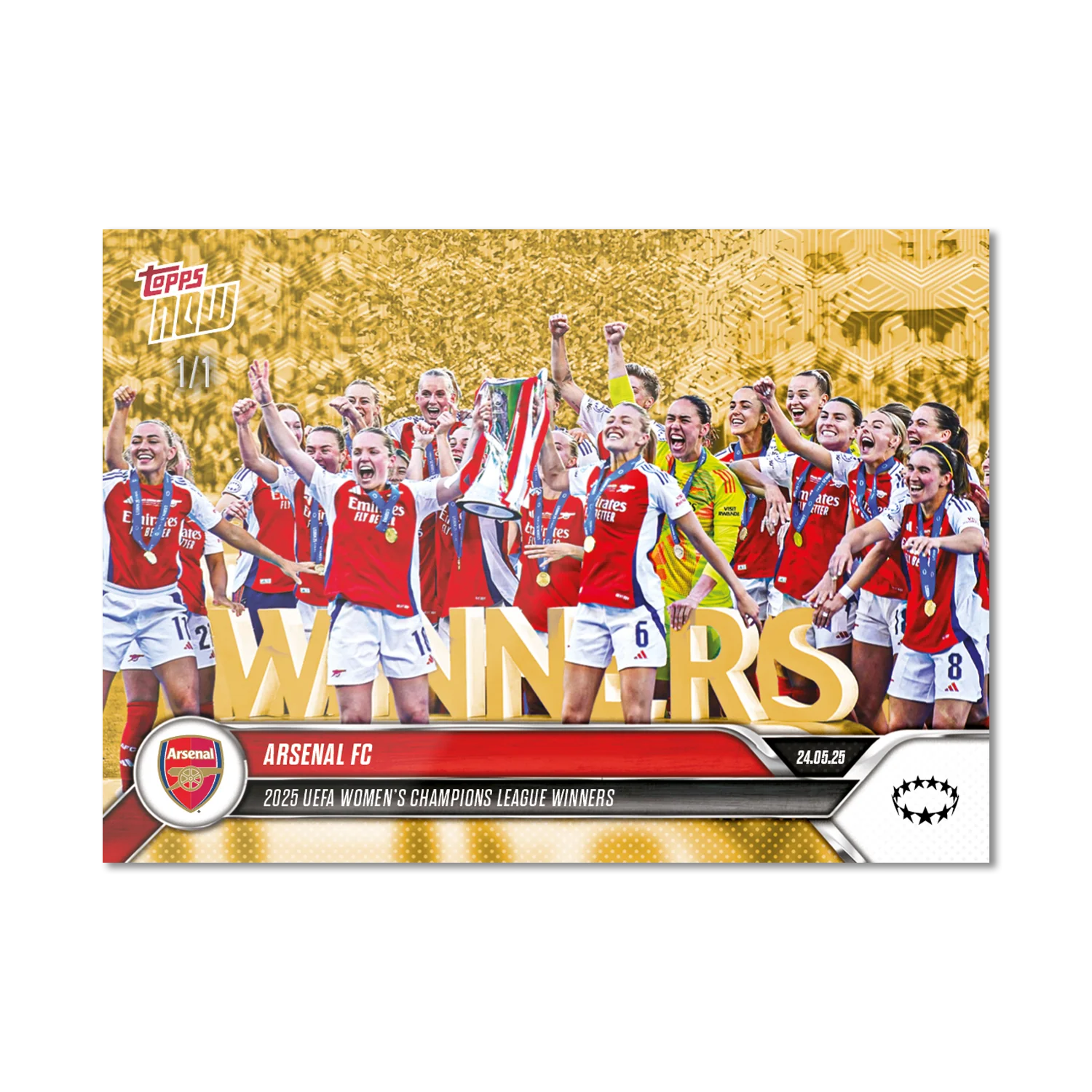 Arsenal FC - 2024-25 UWCL Topps NOW® - Card 27