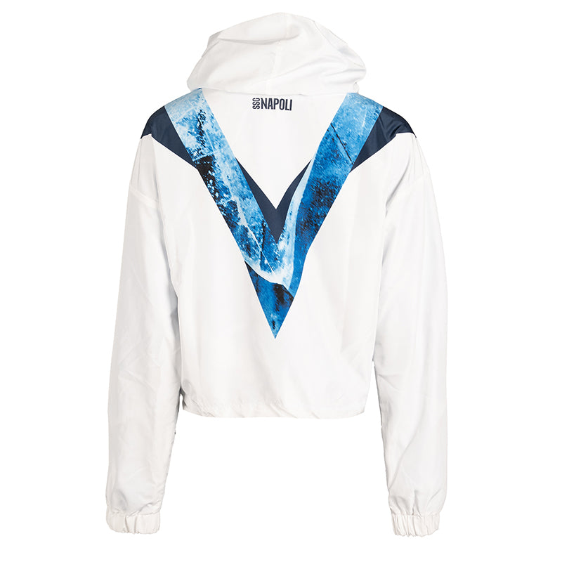 SSC Napoli Marechiaro White Full Zip Jacket