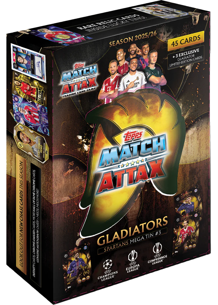 UCC Match Attax 2025/26 - Mega Tin - Spartans