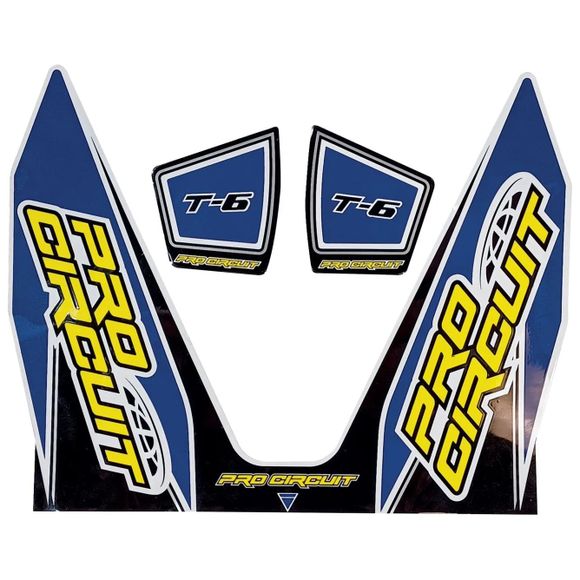 Pro Circuit T6 Universal - Blue / Black StickersRef: PC0090 / 18602267