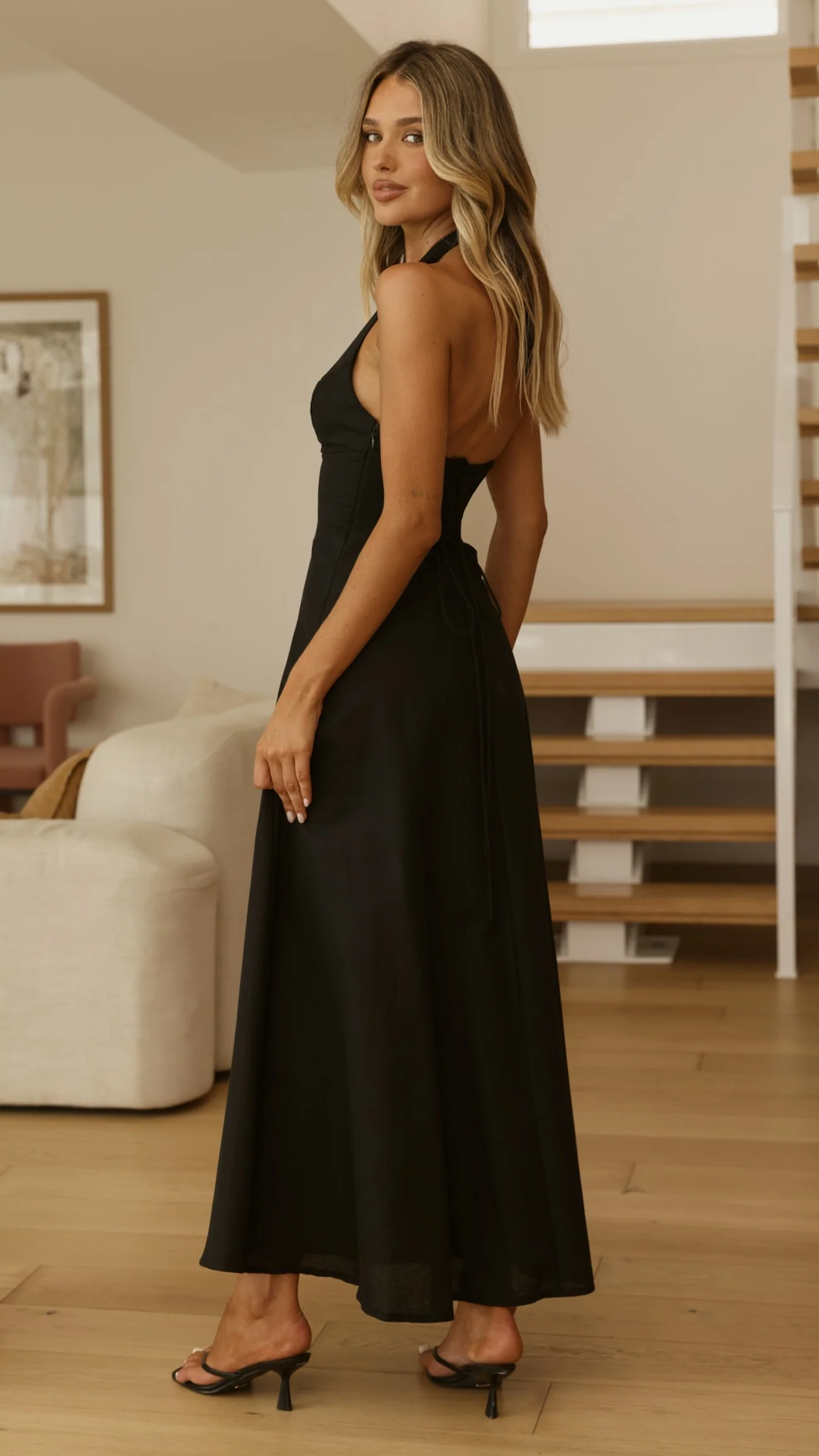 Skye Maxi Dress - Black