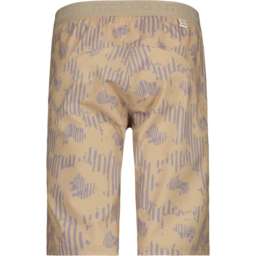 Maloja AnemonaM. Printed Cycle Shorts Women - gravel stripeflower 1127