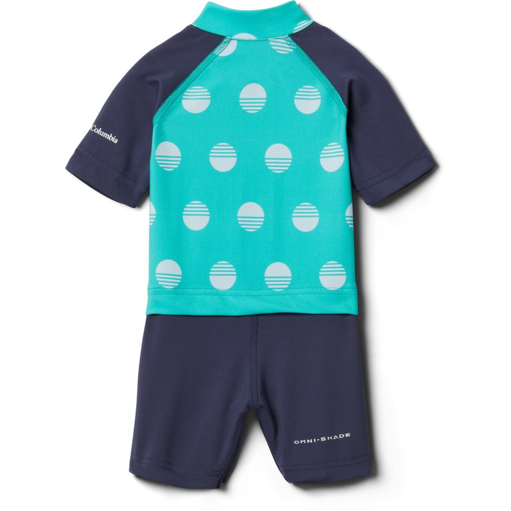 Columbia Sandy Shores Sunguard Suit Kids - Electric Turquoise Sundaze/Nocturnal