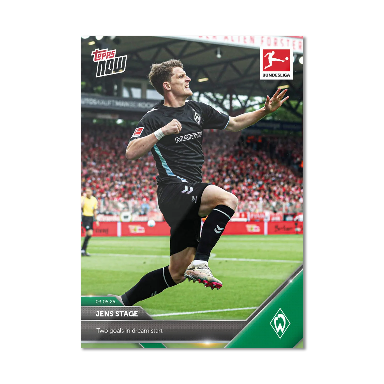 Jens Stage - 2024-25 Bundesliga Topps NOW® - Card 179