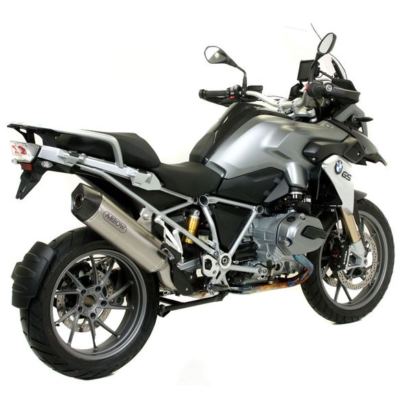 Silencieux Arrow Alu dark Maxi race-tech embout carboneRef : 71805AKN