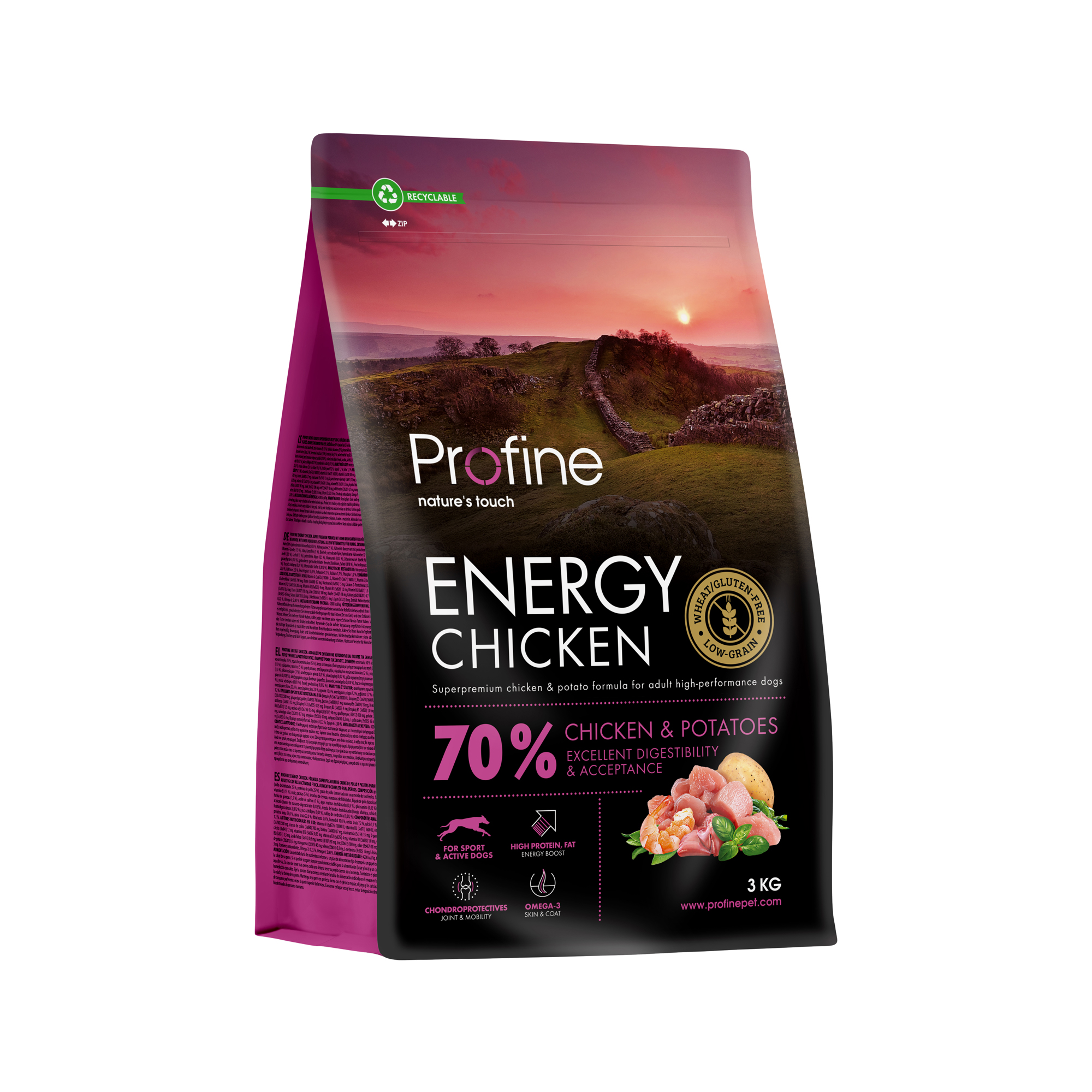 Profine Adult Energy Dog Food – Chicken - 12 kg