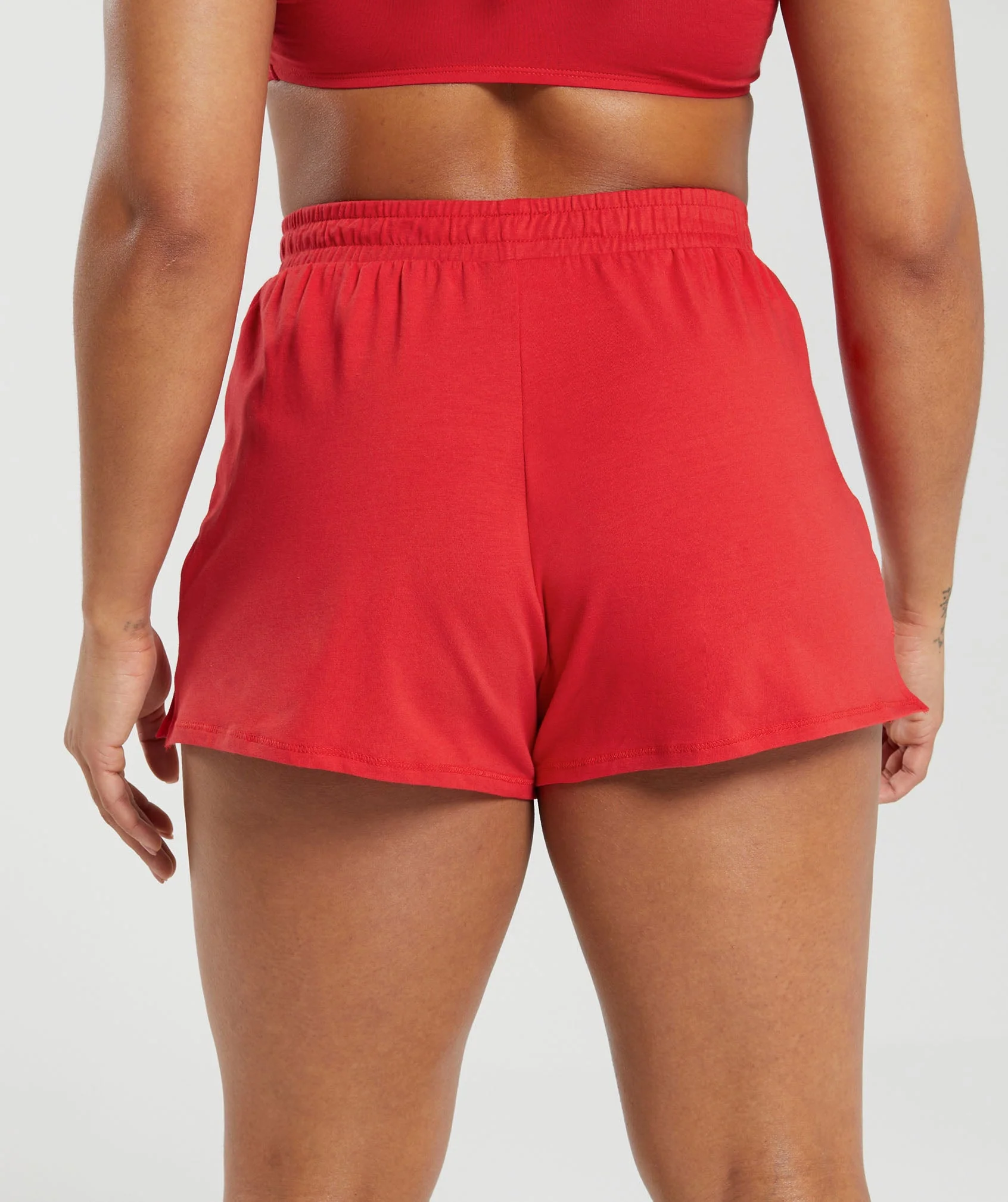 Cotton Graphic Shorts Jamz Red