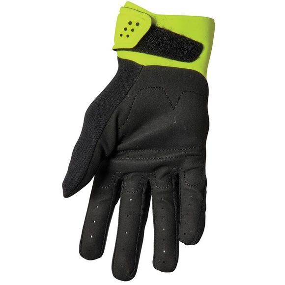 Thor SPECTRUM BLACK ACID 2024 cross gloves - Black / YellowRef: TO2769