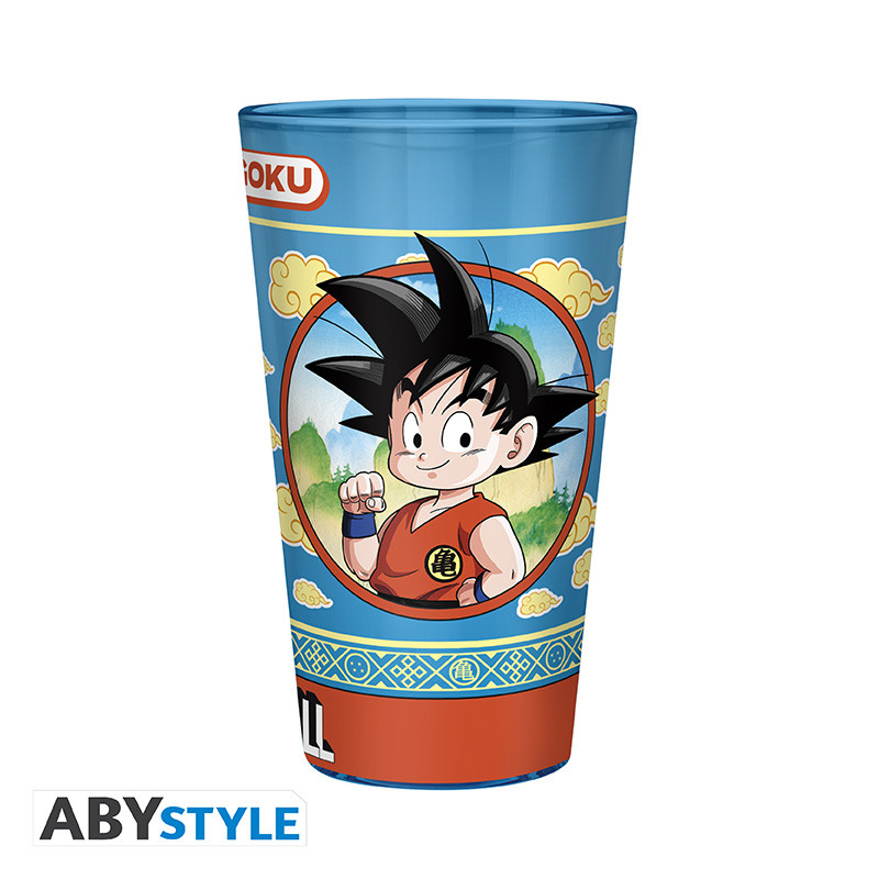 DRAGON BALL Large Glass Goku & the Flying Nimbus