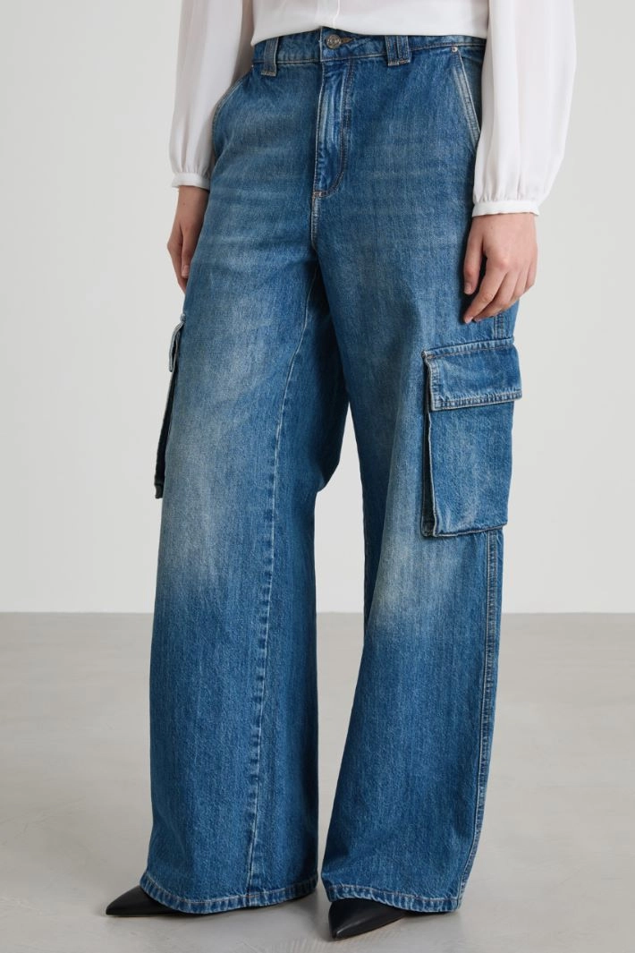 Cargo jeans - BLUE