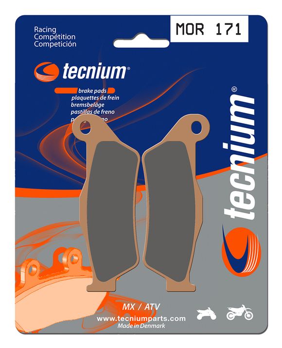 Tecnium Racing MX/Quad sintered metal brake pads - MOR171Ref: Te00911A / 1022952