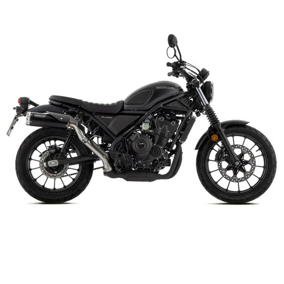 Silencieux Arrow REBEL DARK NICHROM DARK - GrisHONDA 500 CL 500 - 2023 - 2024Ref : AW0066