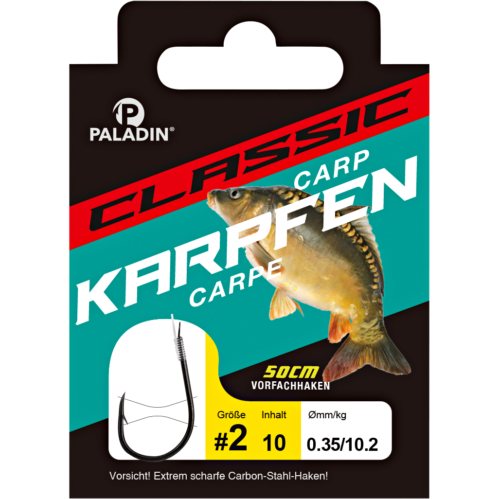 Paladin Karpfenhaken schwarz SB10