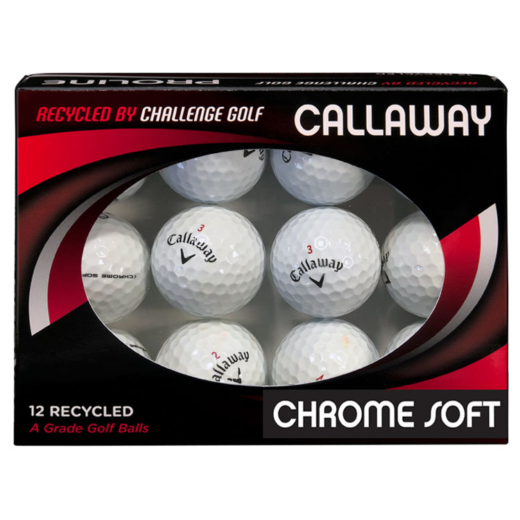 Callaway Chrome Soft Grade A Rewashed Golf Balls
