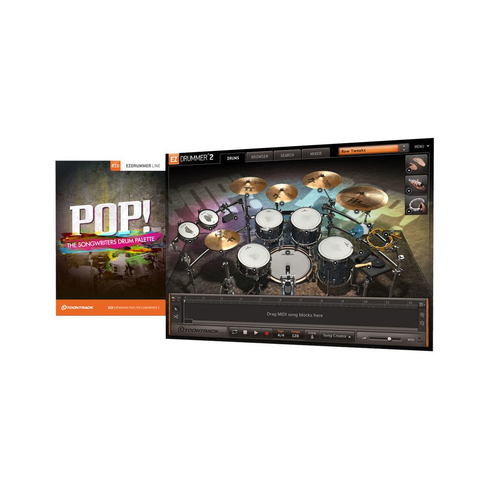 Toontrack EZX Pop – Thomann Ireland