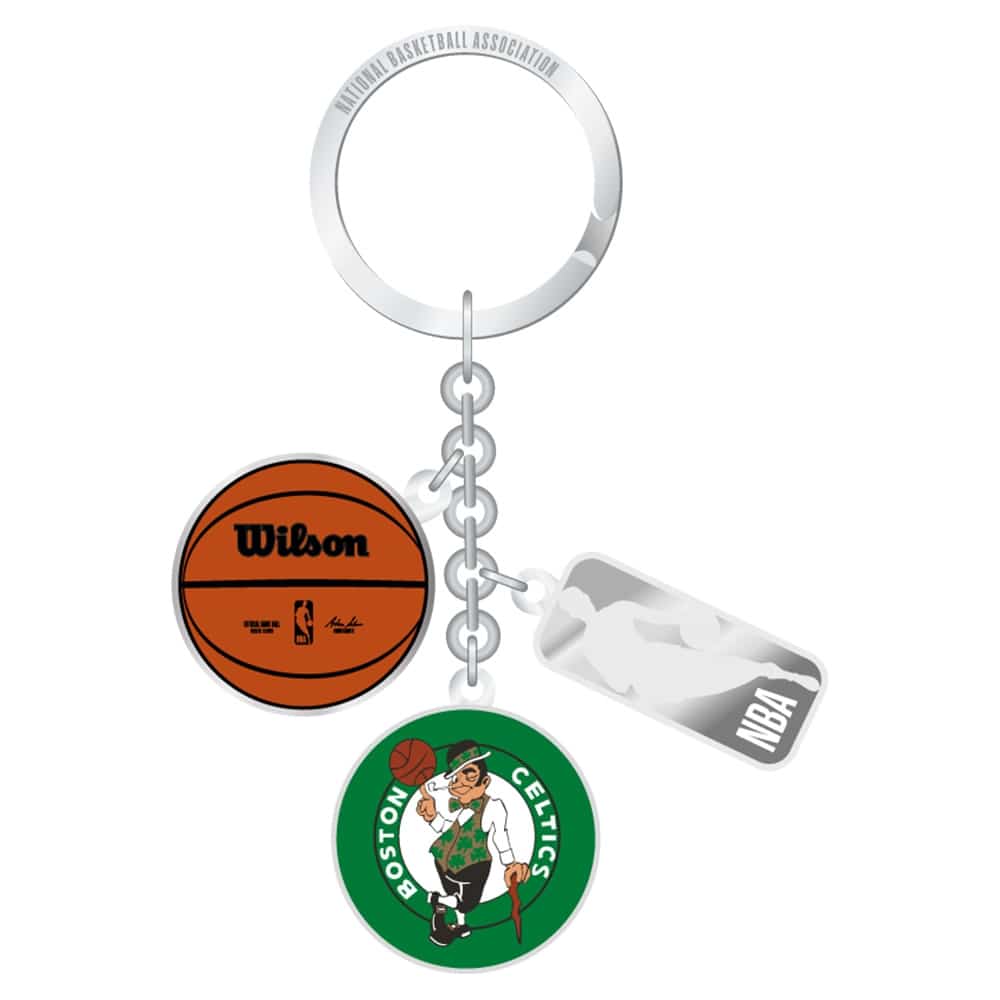 Boston Celtics NBA Charm Key Ring