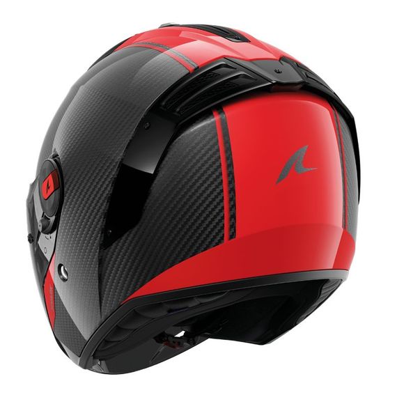 Shark RS JET CARBON SKIN Jet Helmet - Black / RedRef: Sh1722-Cdrd