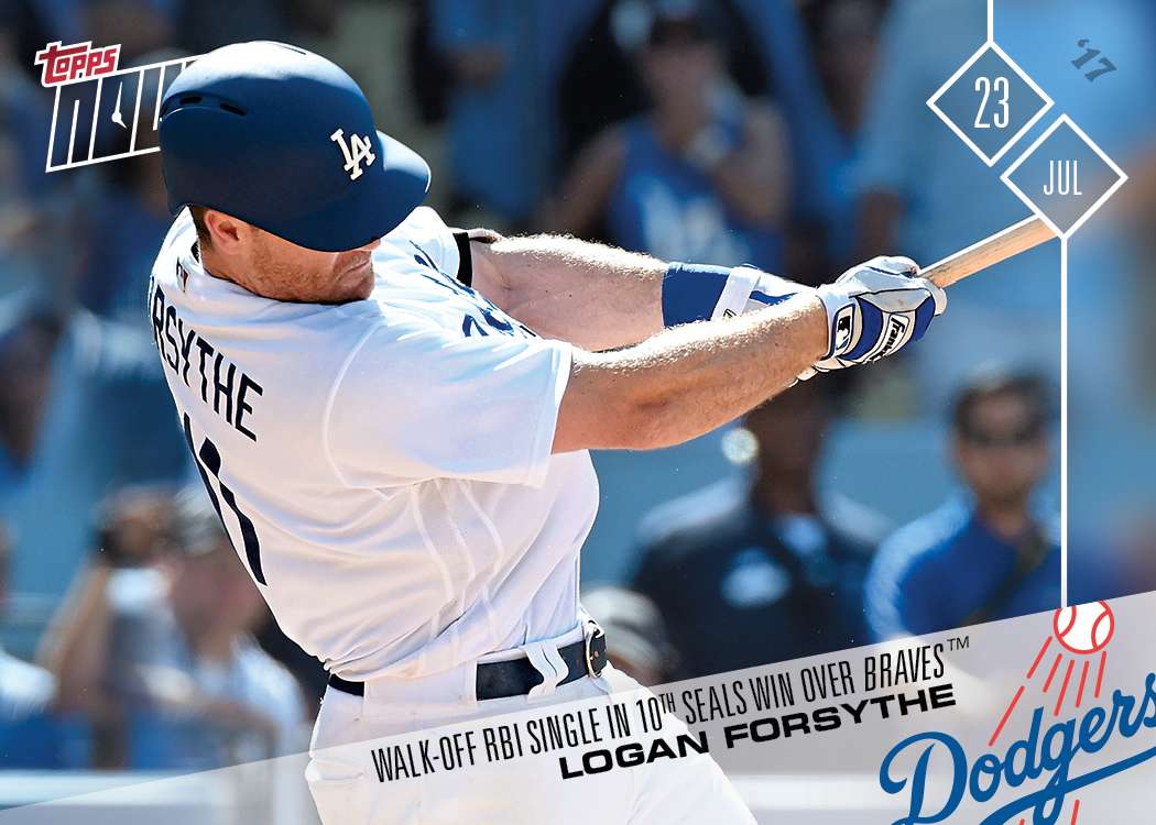 Logan Forsythe - 07/23/2017 TOPPS NOW® Card 388 - Print Run: 202