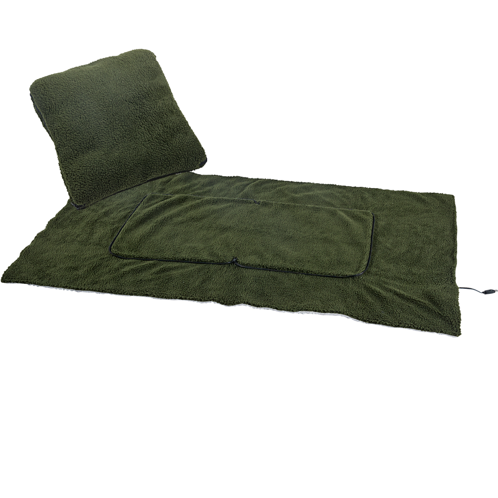 il Lago Red Level Multi Pro+ Cushion Blanket, Heatable (Olive)