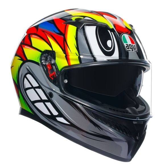 AGV K3 Full Helmet - Birdy 2.0 - Gray / YellowRef: AG1020