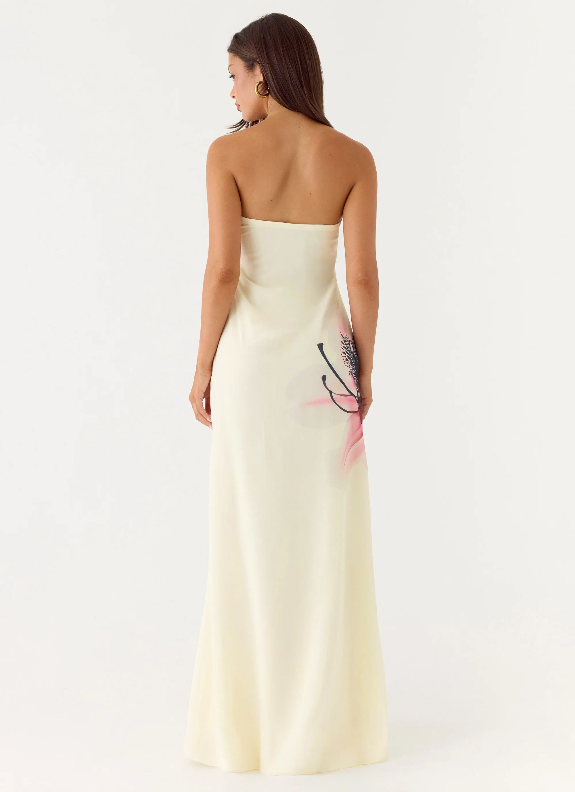 Lariettea Strapless Maxi Dress - Velvet Bloom