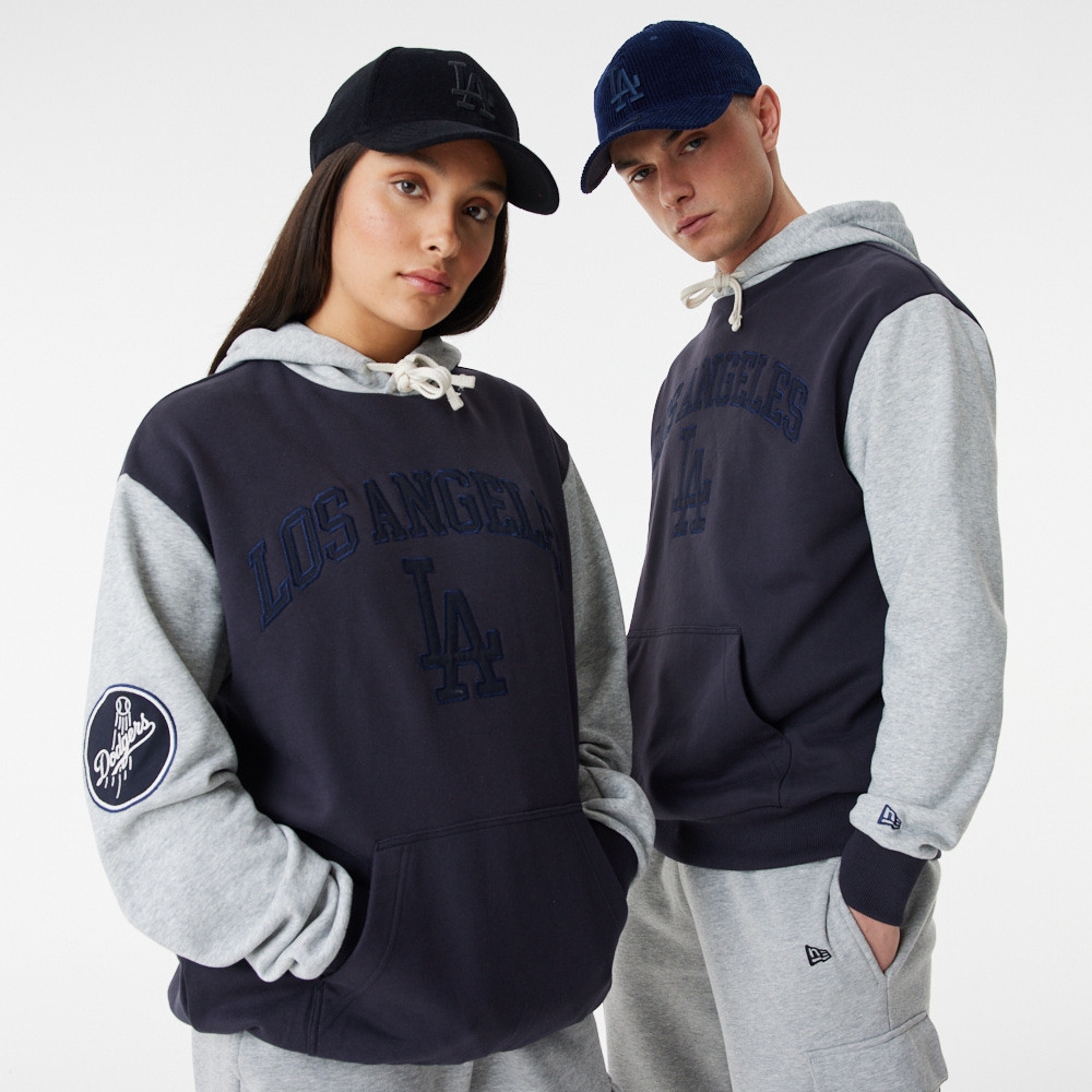 Los Angeles Dodgers Team Patch New Era Oversized MLB Hoodie