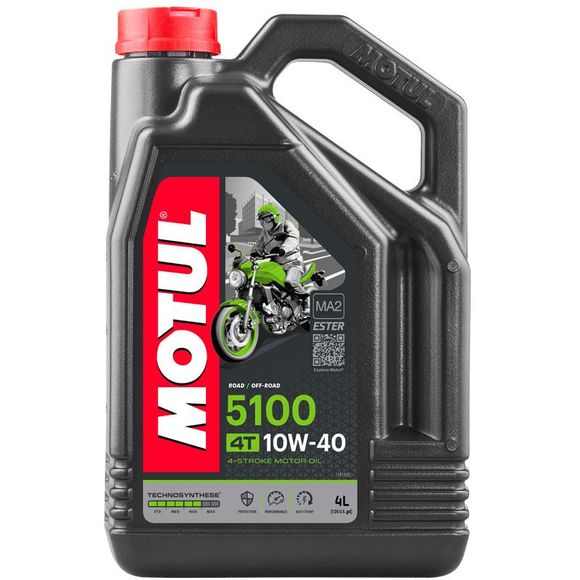 Motul 5100 10W40 4T 4 L Universal engine oilRef: MOT0002 / 104068
