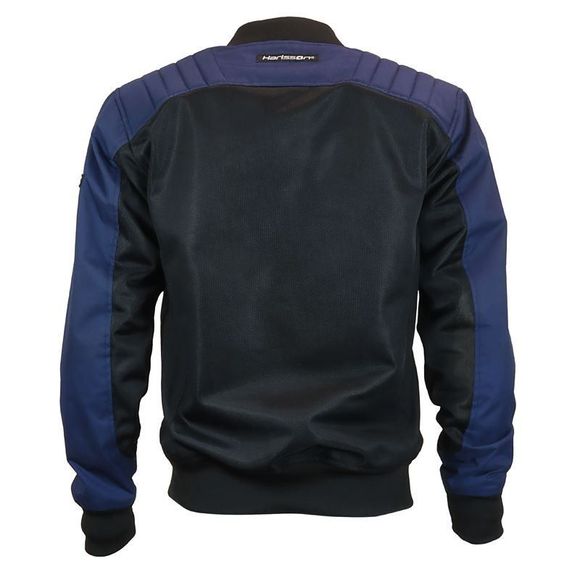 Harisson Mesh Camaro Motorcycle Jacket - Black / BlueRef: HN0145