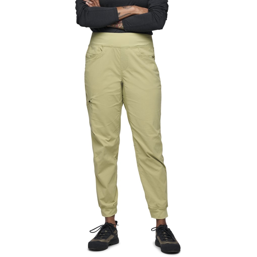 Black Diamond Technician Jogger Climbing Pants Women - Cedarwood Green