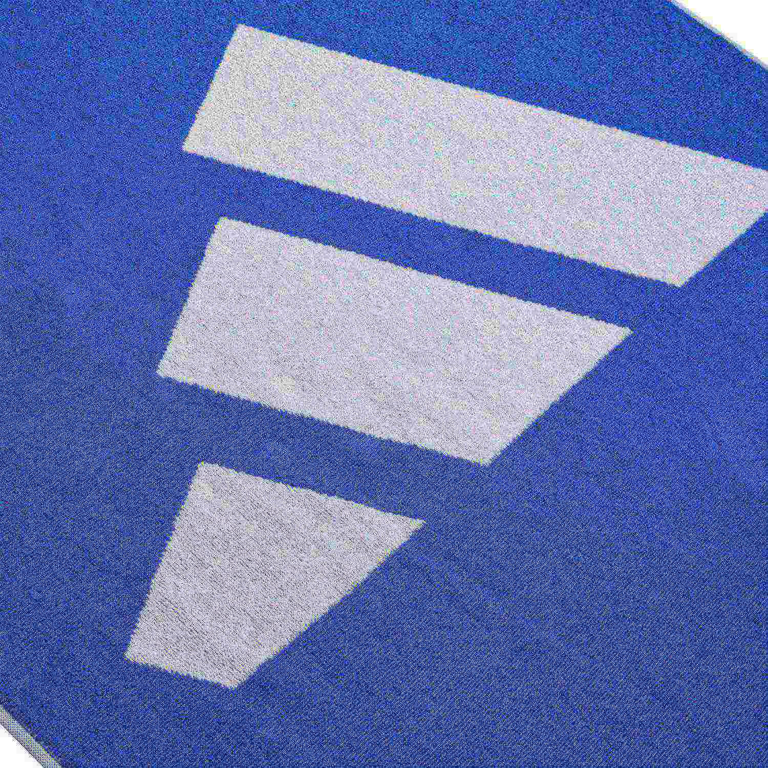 ADIDAS LARGE TOWEL 3 BARS BLUE