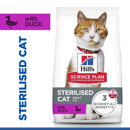 Hill's Science Plan Sterilised Cat - Adult - Duck - 1,5 kg