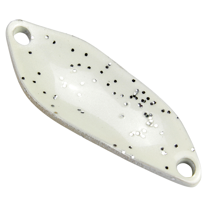 FTM Trout Spoon Strike (2.1 g, Green\/White Glitter UV)