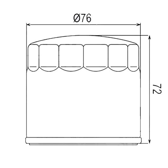 Filtre à huile HifloFiltro HF153 Type origineRef : H153 / HF153