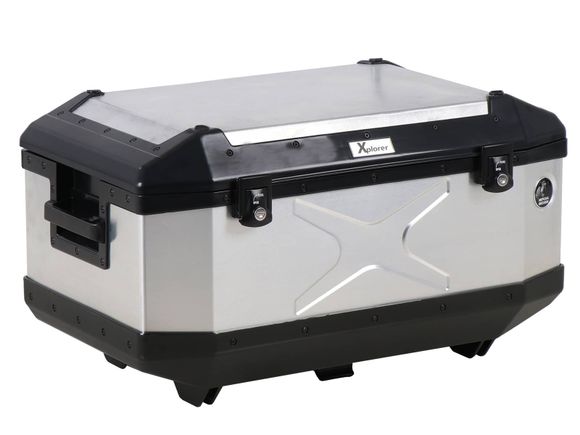Top case Hepco & Becker Xplorer 60 - argent UniverselRef : HBE05442A / 610225 00 00