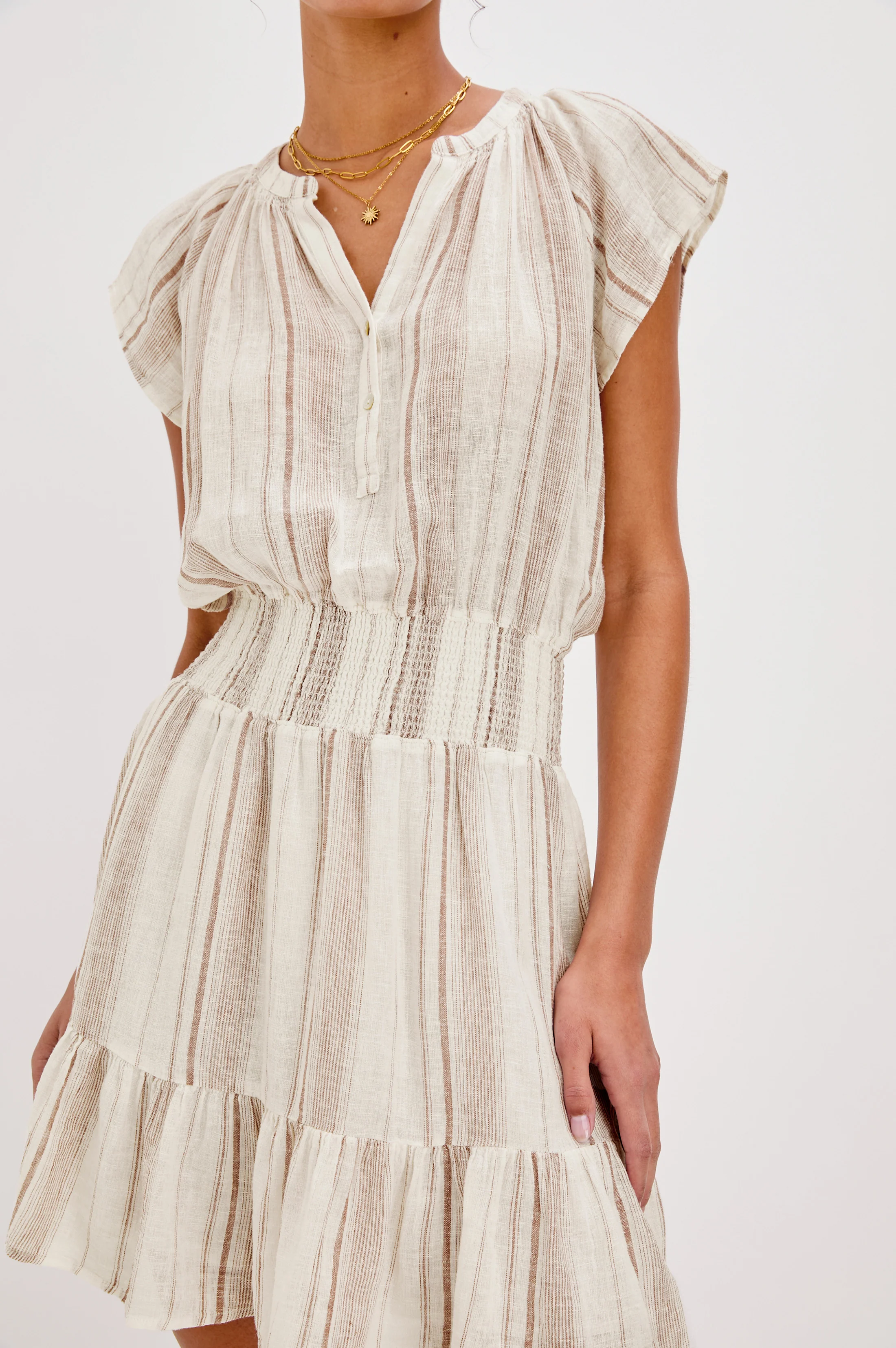 Augustine Dress - Reims Stripe